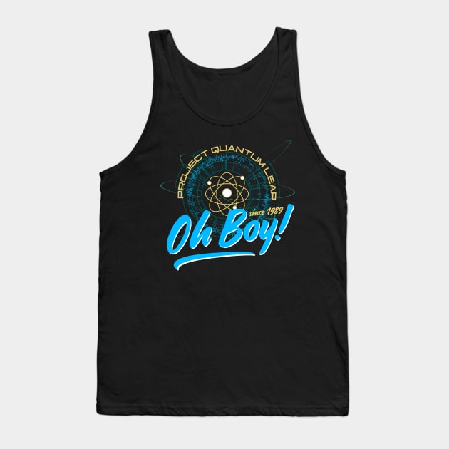Oh Boy Time Travel Experiments Tank Top by Meta Cortex